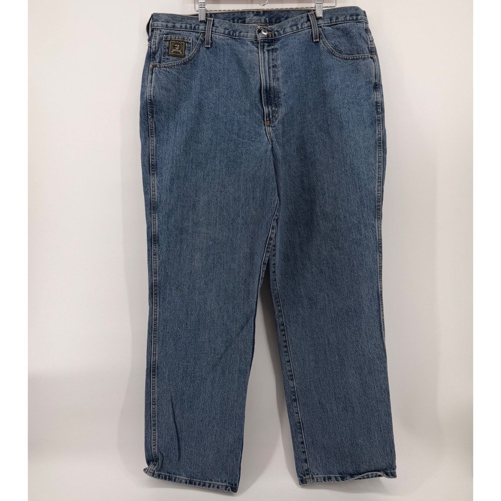 Cinch Green Label Mens Relaxed Fit Straight Leg Jeans Blue Denim 42x32 Cowboy